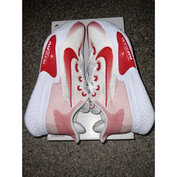 SZ 11.5 Nike Air Zoom BB NXT TB CK5879 114 White/Red Basketball Shoes